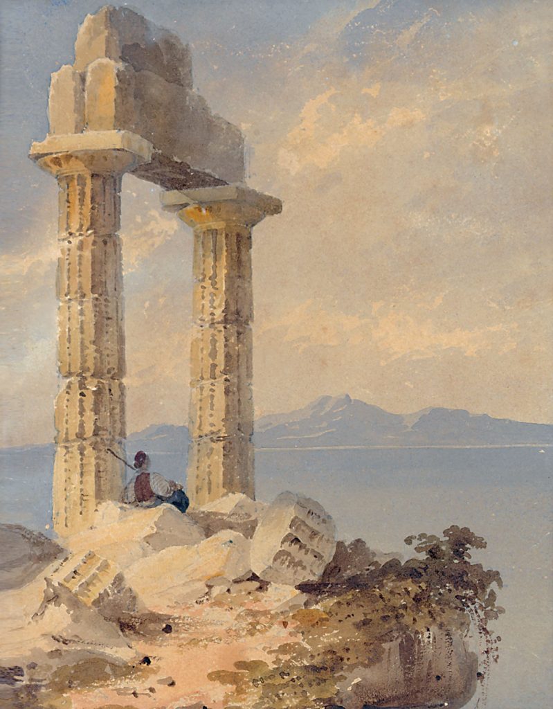 W. Page, Έλληνας ανάμεσα σε ερείπια